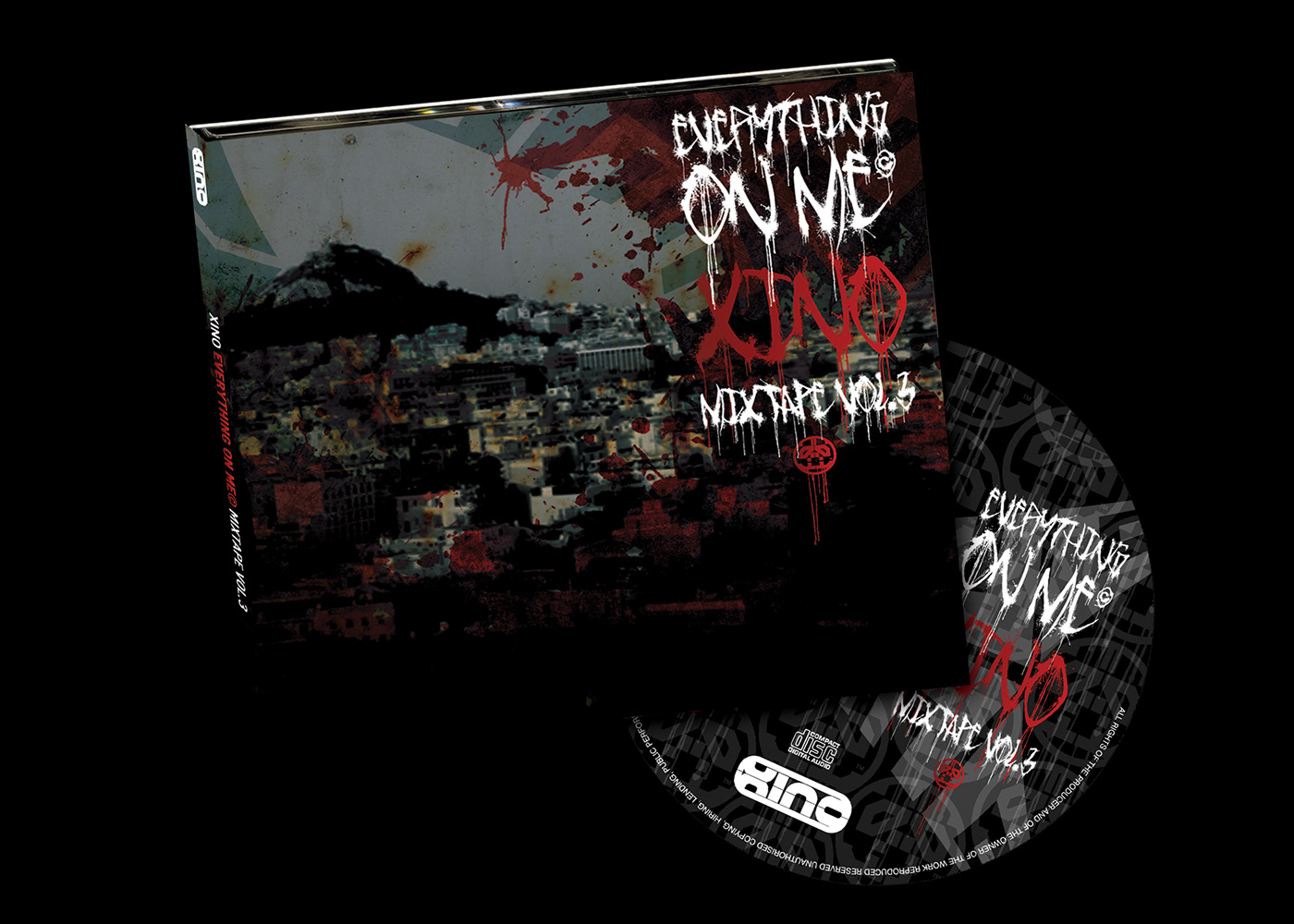 NFLEKTO SRS.QUAD CD's graphic desing record label