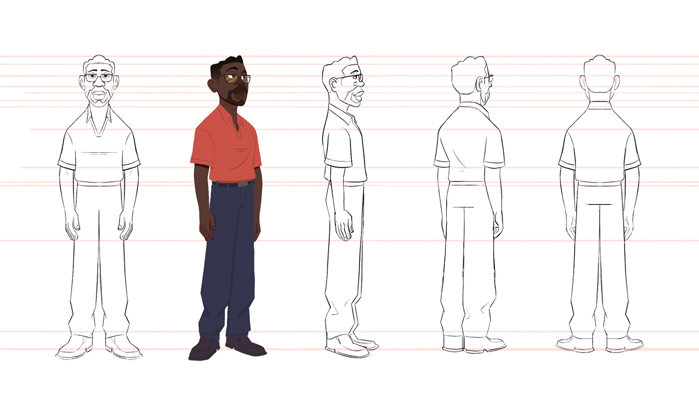 Character design  Layout
