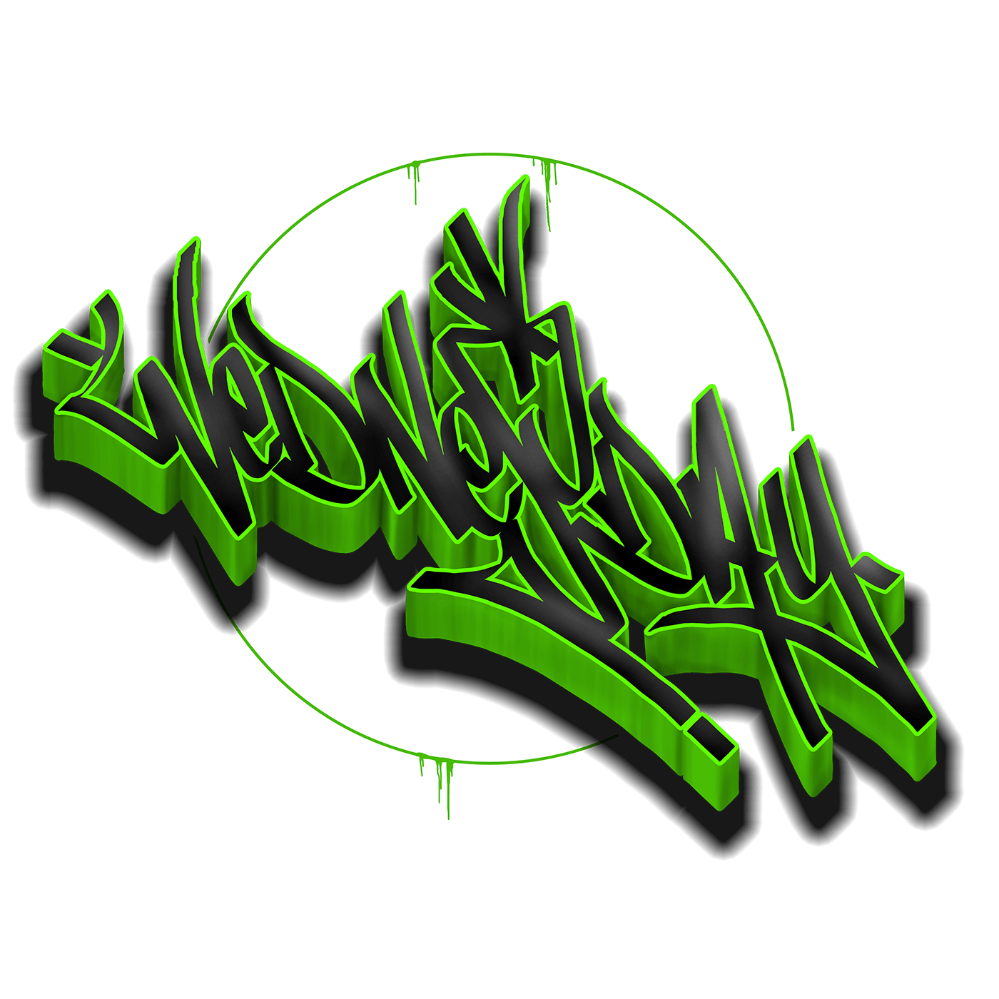 WEDNESDAY GRAFFITI 3D HANDSTYLE LETTERS
