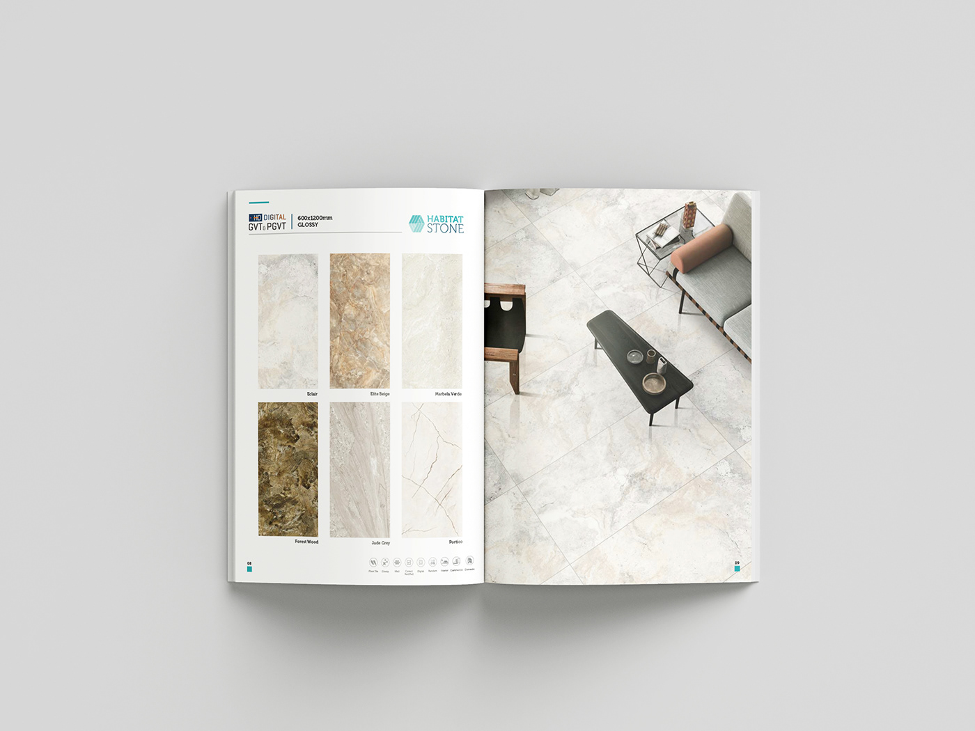 brochure catalog design furniture InDesign rocks