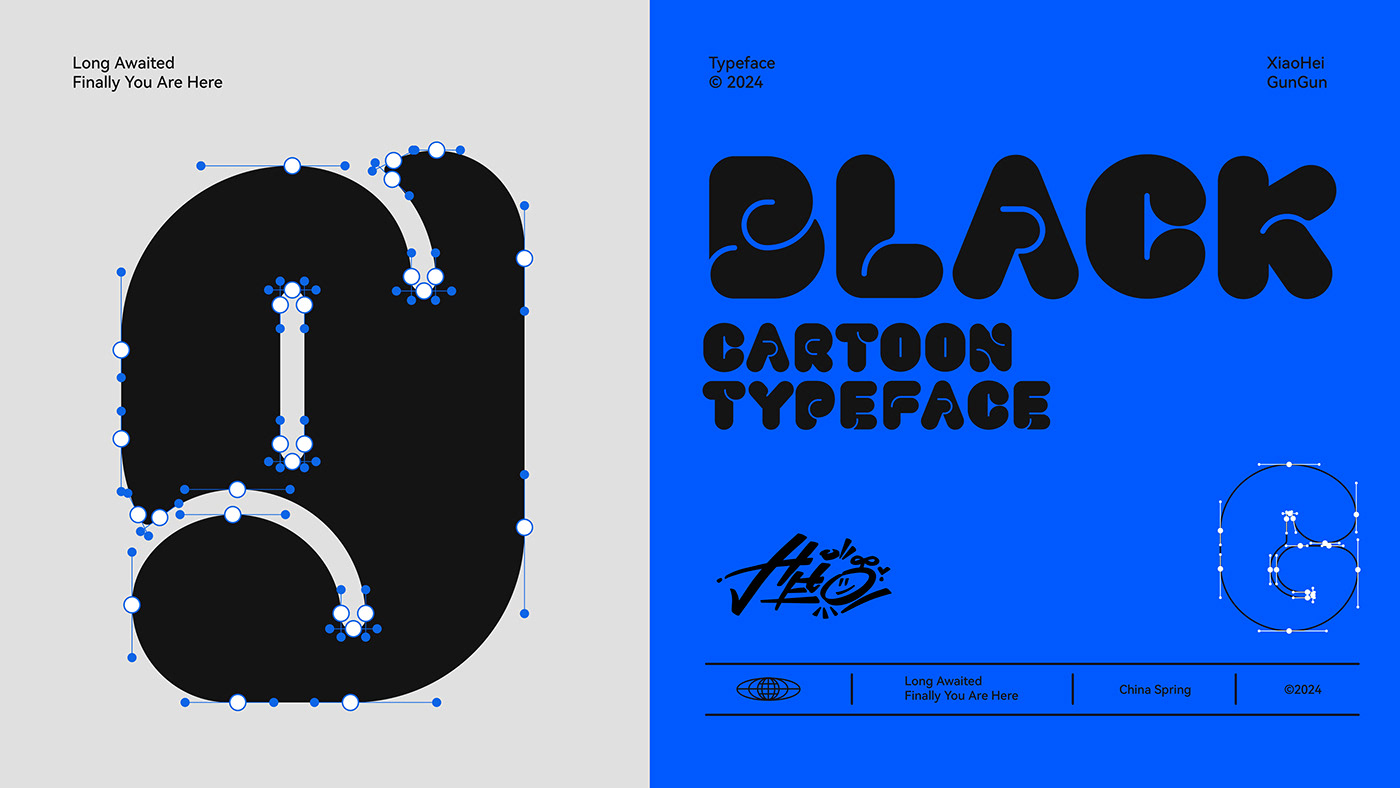 Typeface design logo font