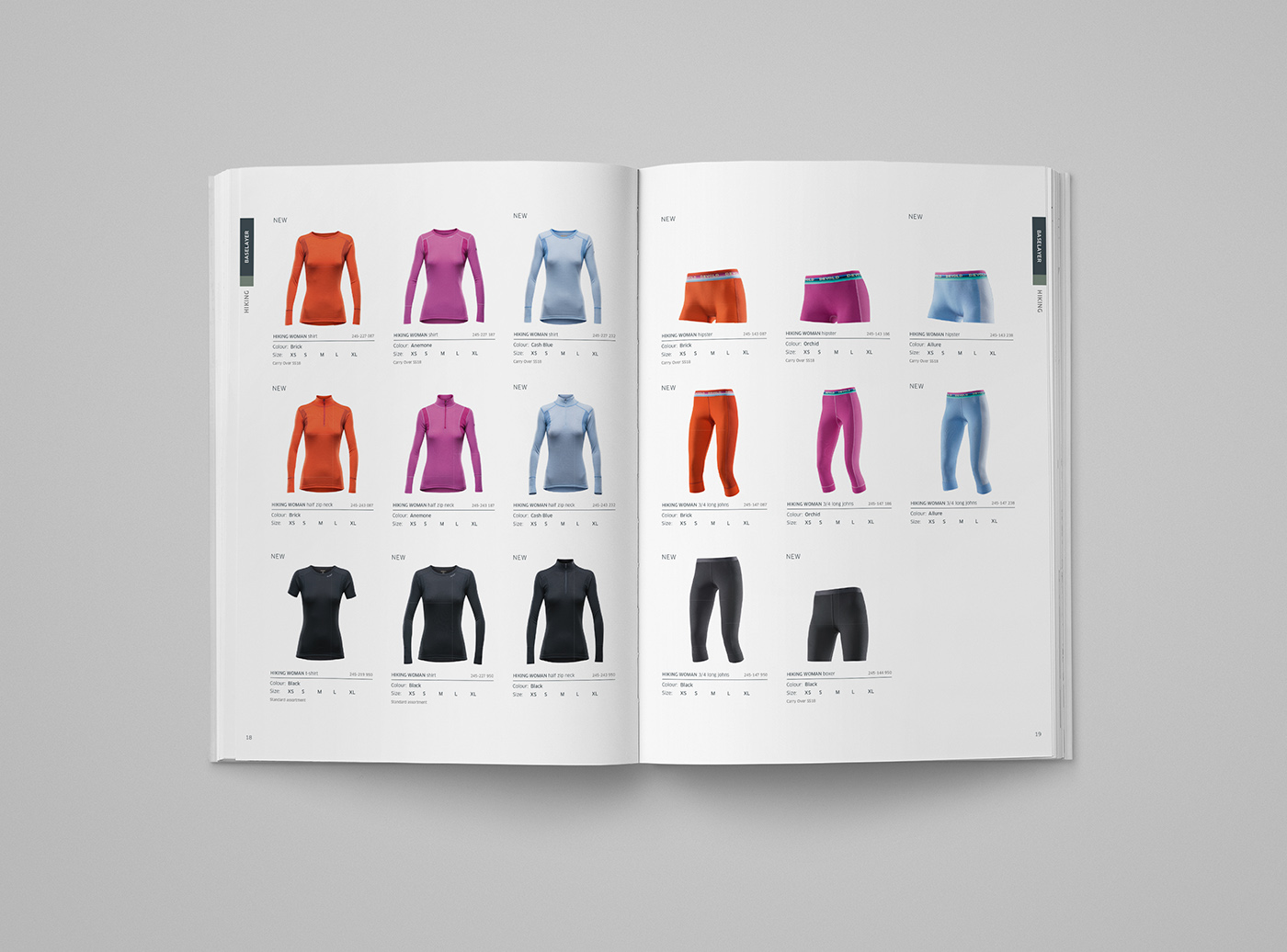 Lookbook Catalogue wool Clothing sport Outdoor graphic hiking Garments editorial