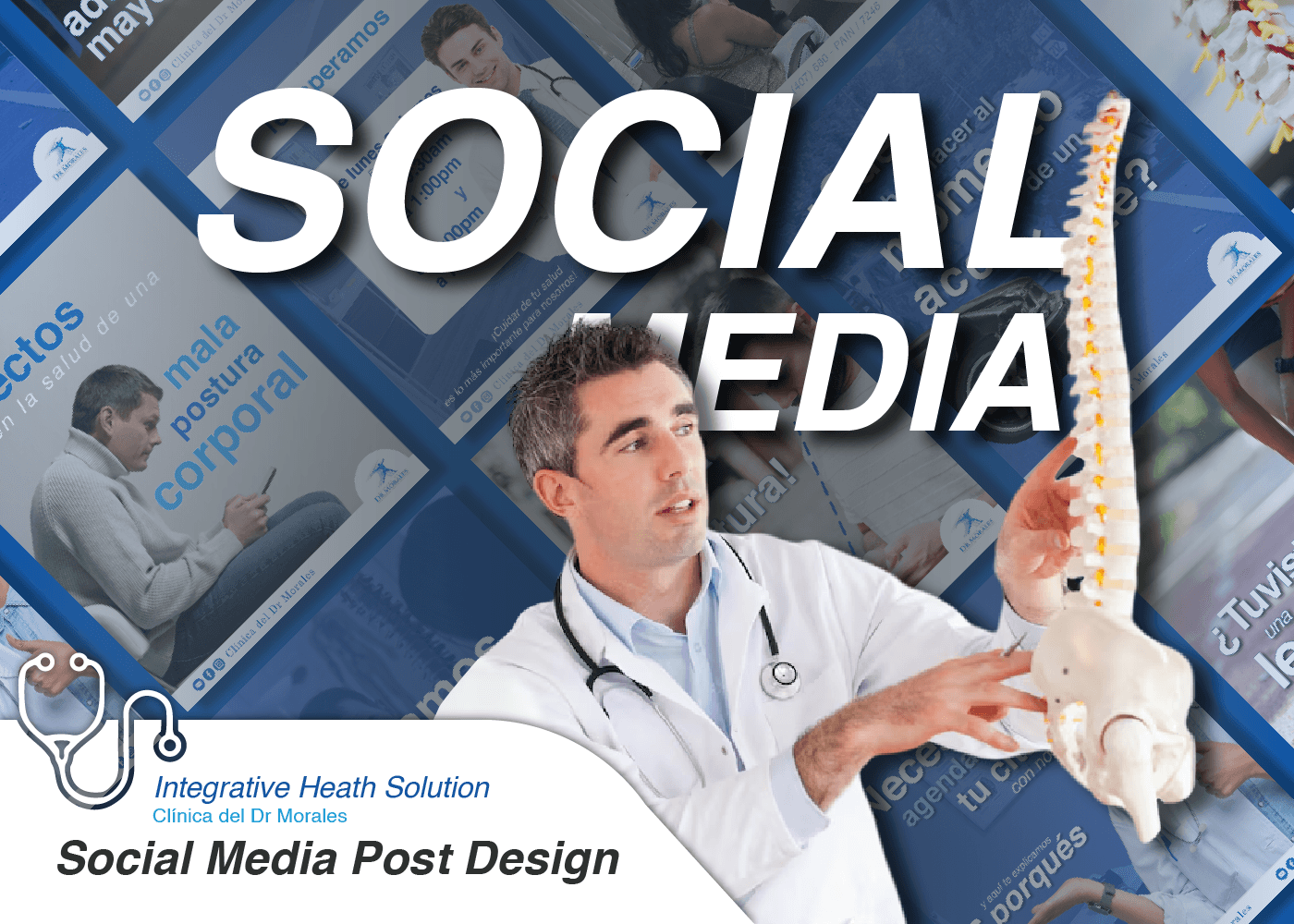 redes sociales Social media post Illustrator carousel doctor clinic venezuela florida