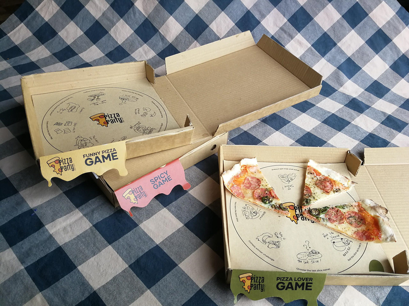 design Eating  friends game Pizza