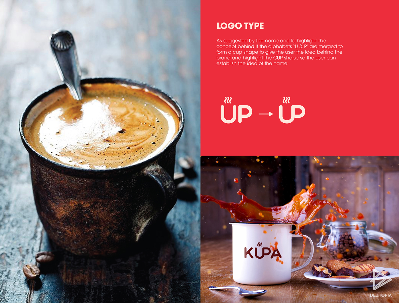 Coffee branding  Logo Design coffee hub