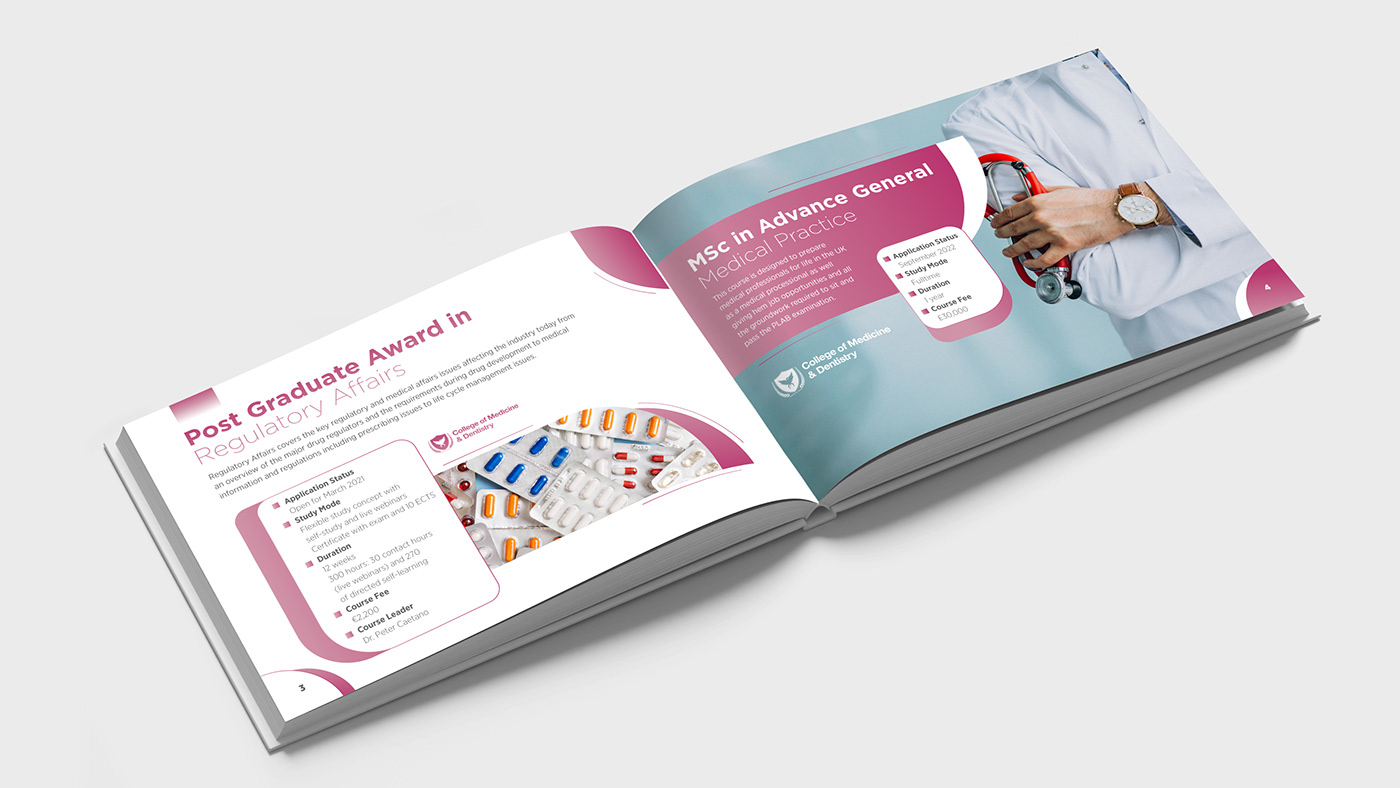 brochure catalog cover creative dental design doctor infographic medical modern