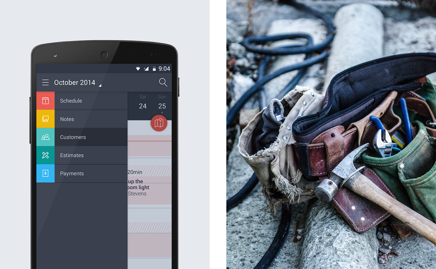 app calendar smartwork estimates tool android ios team payments dashboard