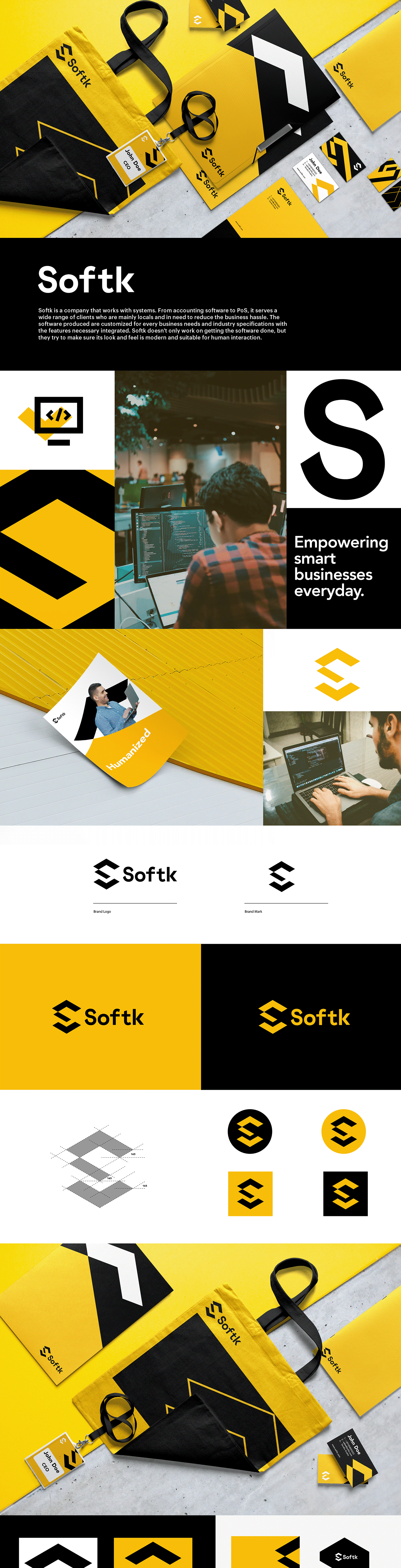 software development code Technology company visual logo design identity