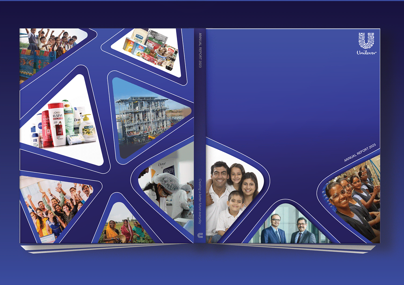 Unilever annual report publishing   book book cover ANNUAL report report design Layout editorial