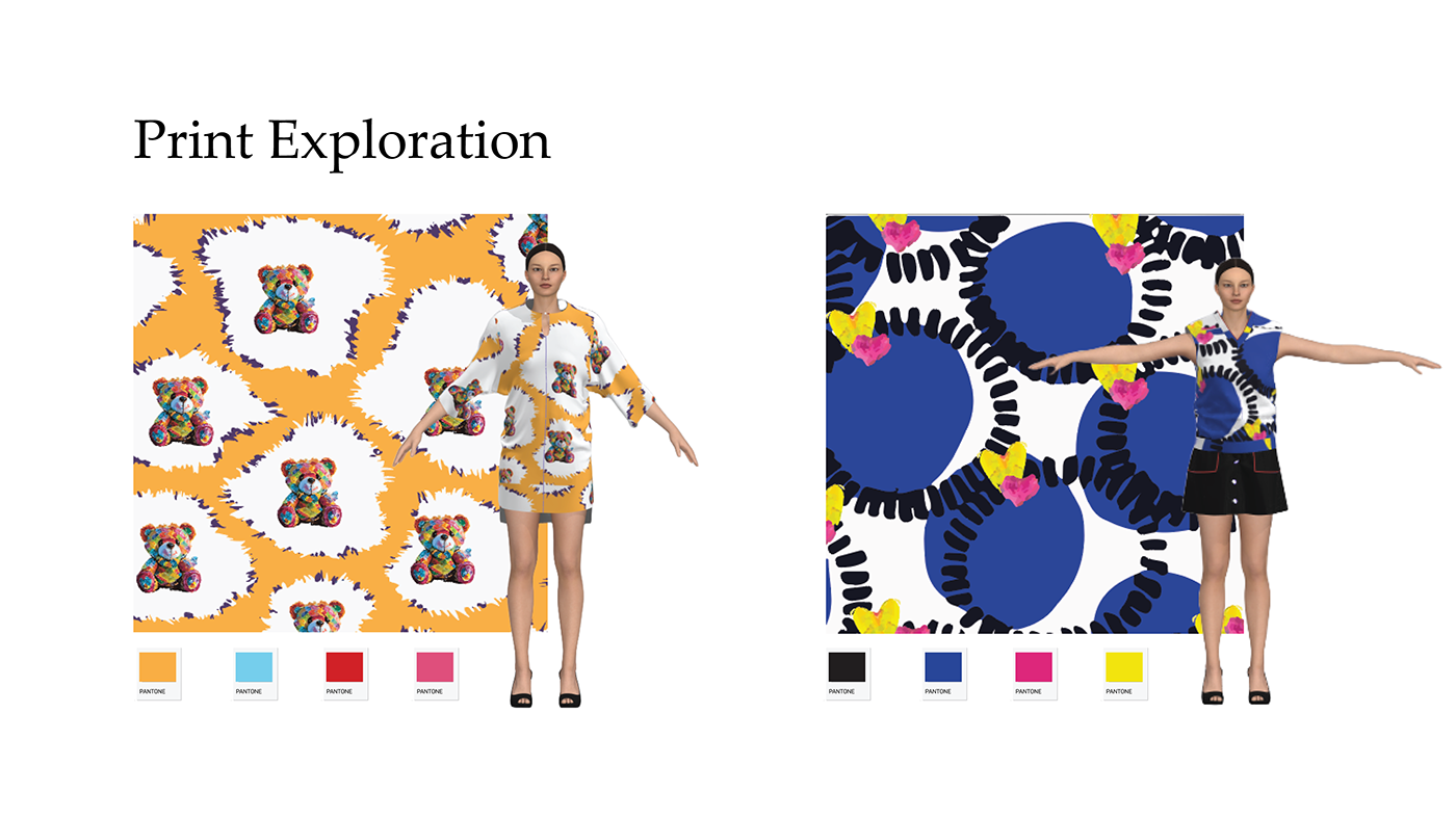 saree fashion design ILLUSTRATION  Digital Art  Clothing Fashion  concept art Clo3d digital fashion print