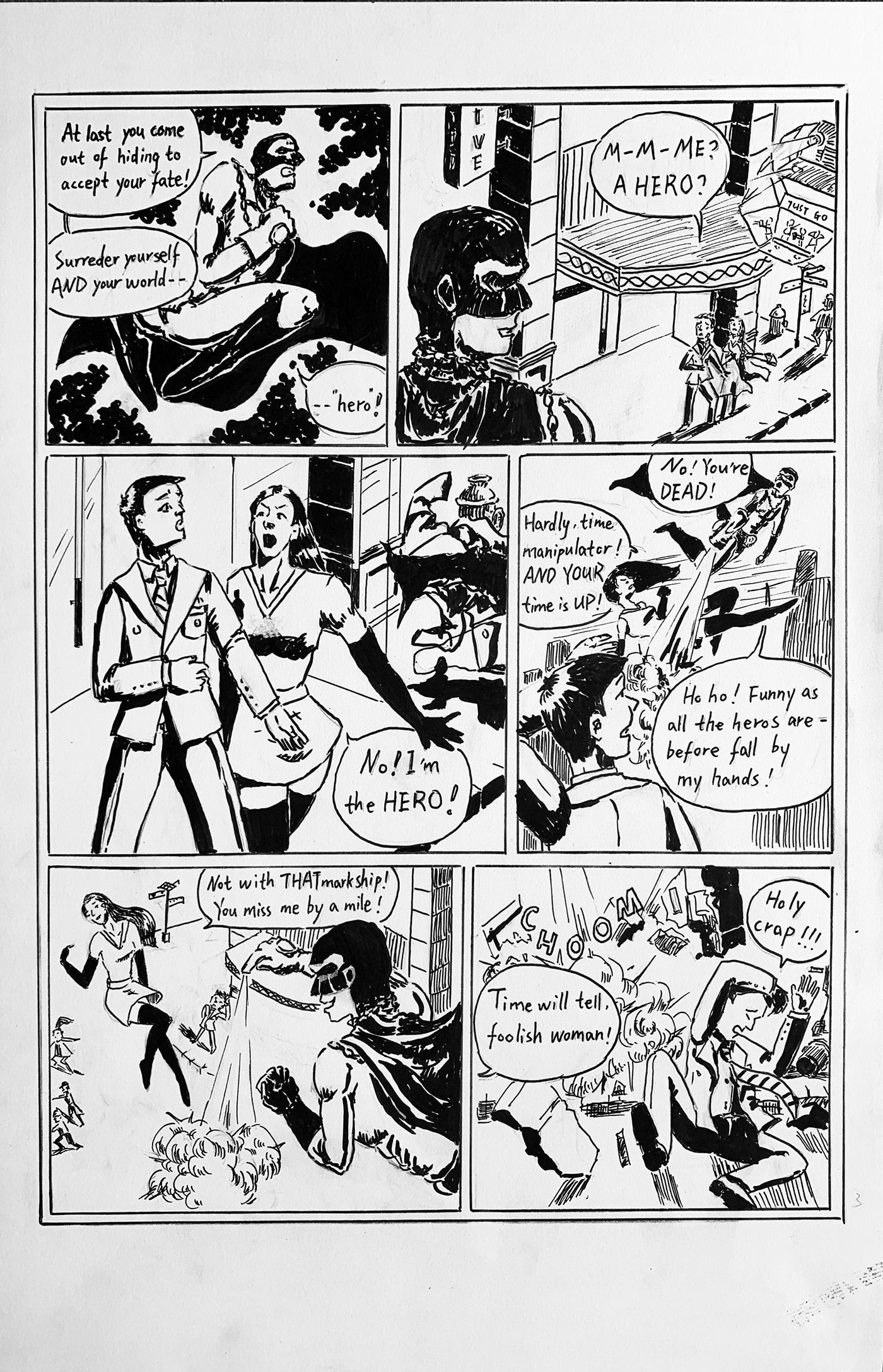 comic DC comic ILLUSTRATION 