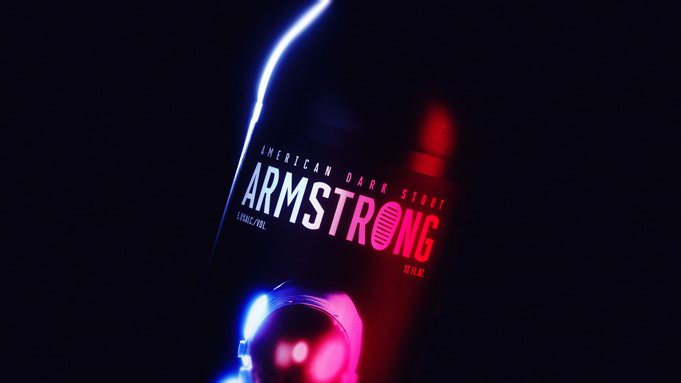 Packaging beer bottle armstrong design graphicdesign Label drink package beerbox