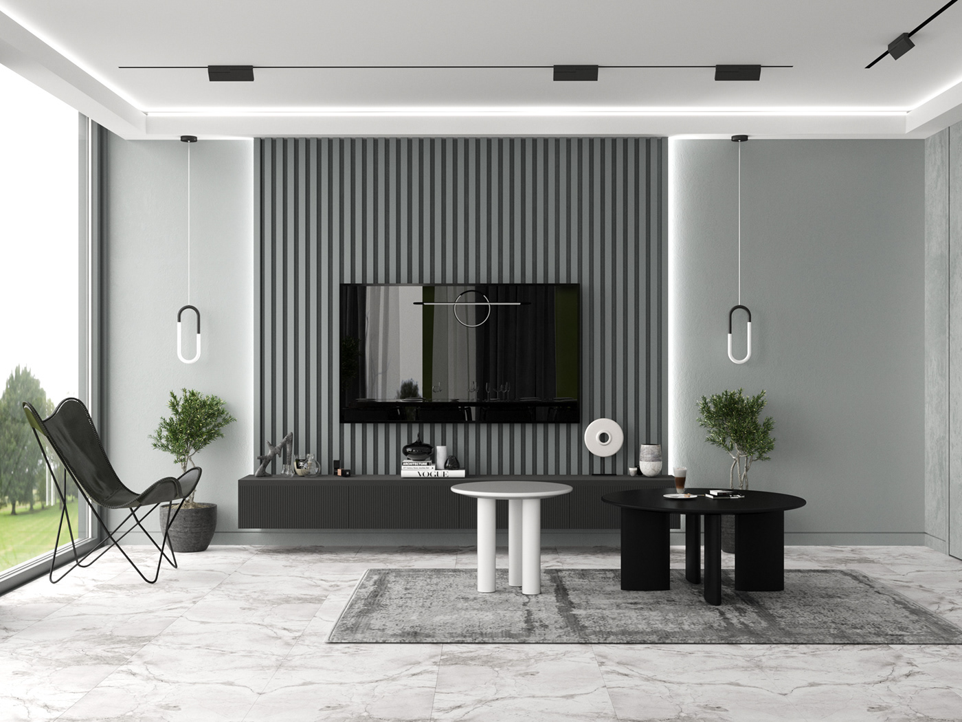 Guest House interior design  Minimalism modern professional Render visualization гостевой дом загородный дом минимализм