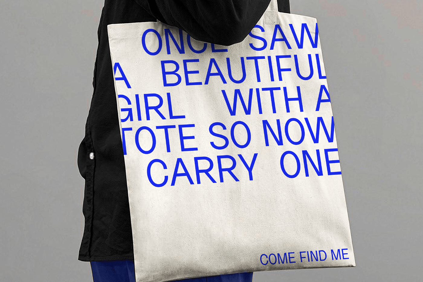 a tote bag that is secretly declaring love for a stranger