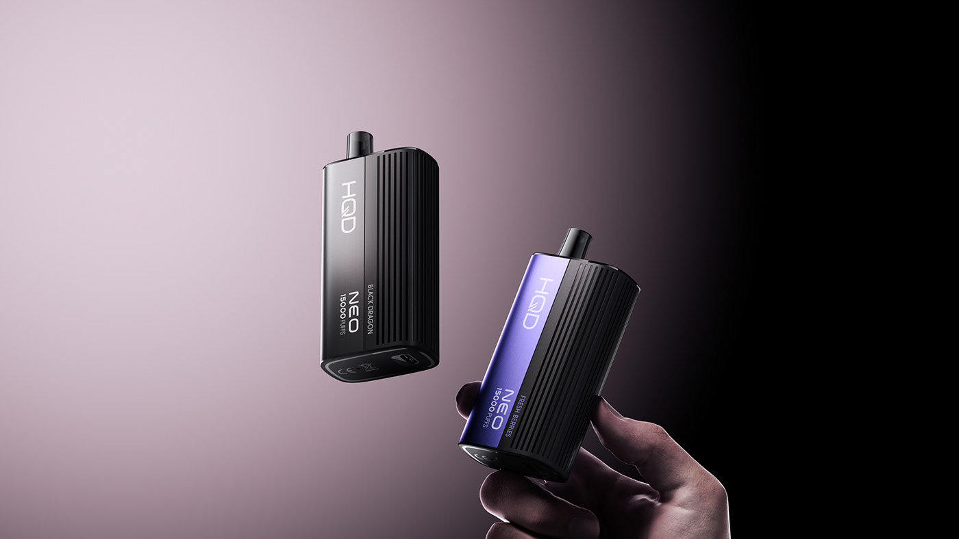 Vape hqd industrial design  e-cigarette disposable design