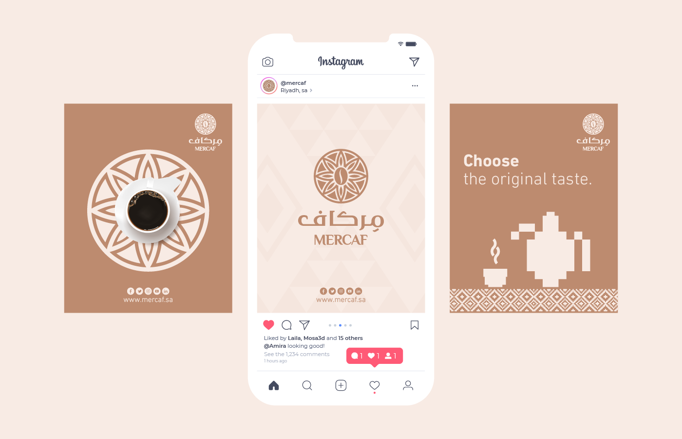 arabian coffee Brand Design brand identity Packaging packaging design visual identity cafe logo Logo Design
