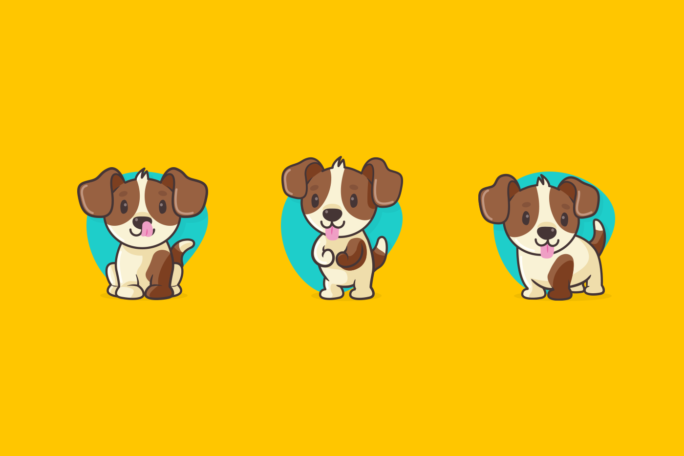 dog Pet animal veterinary puppy petshop brand branding  logo social media
