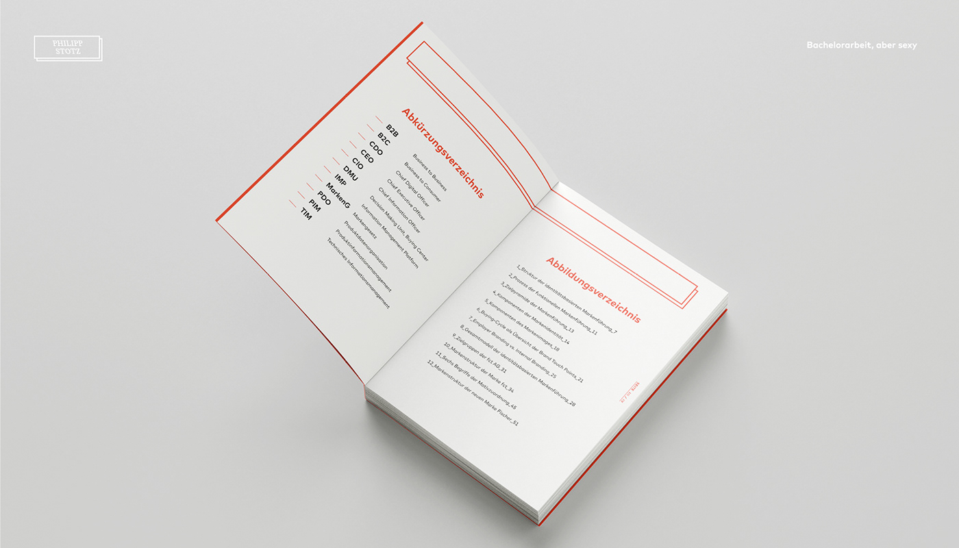 Bachelorthesis book Layout typography  