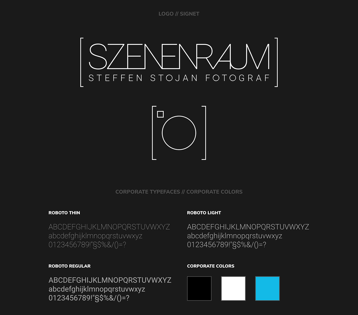 SZENENRAUM // Logo + Typeface
