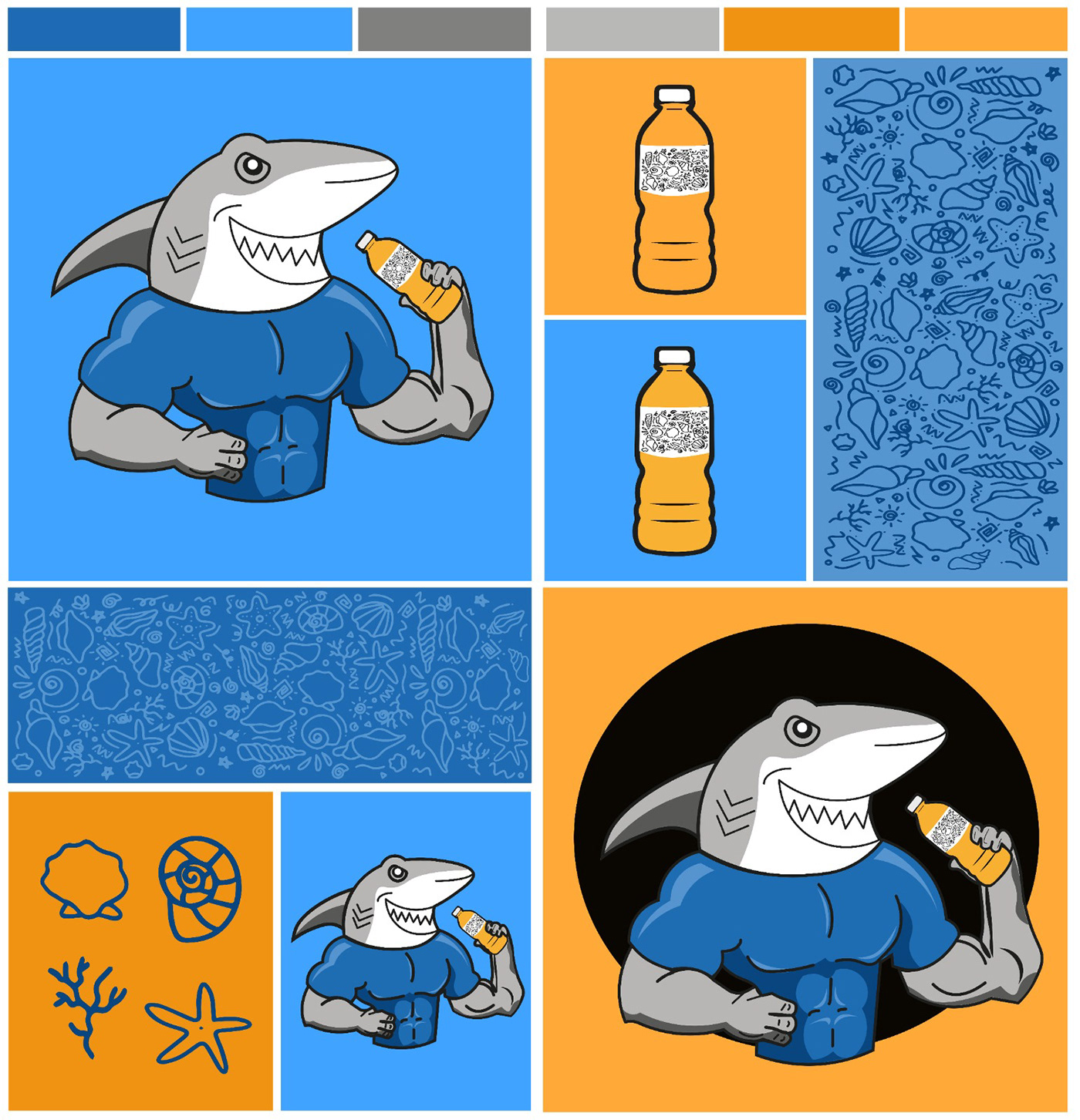 diseño gráfico dibujo Adobe Ilustrator ilustracion Tiburon ilustración digital