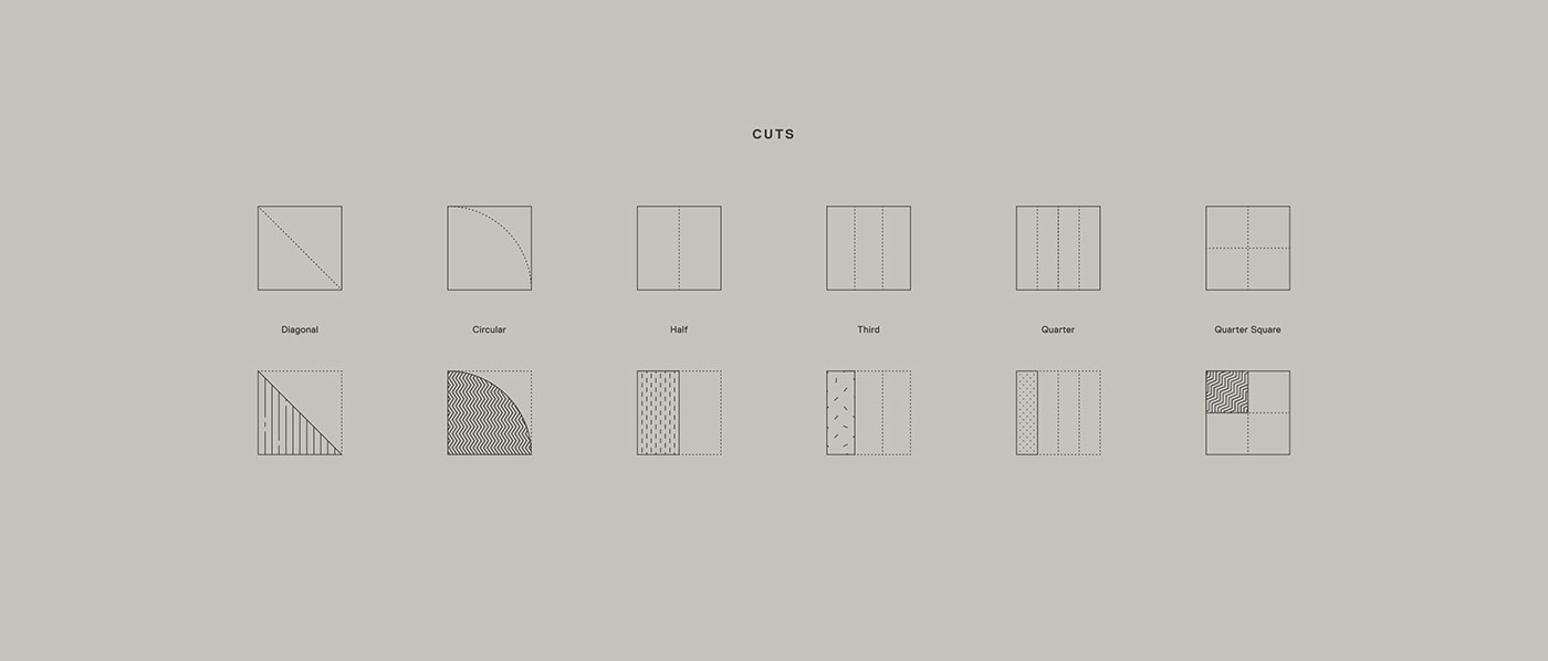 modular identity catalog Packaging custom type custom font Interior iconography brand guide Retail