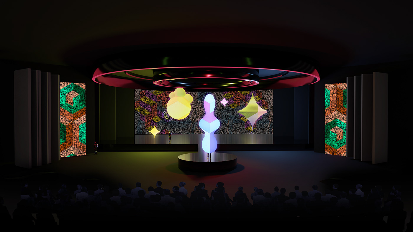 concert scenography scenography set design  STAGE DESIGN video content videomapping