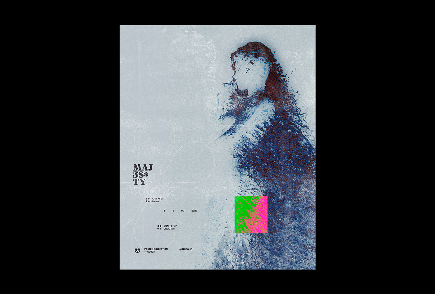 poster poster collection art direction  abstract