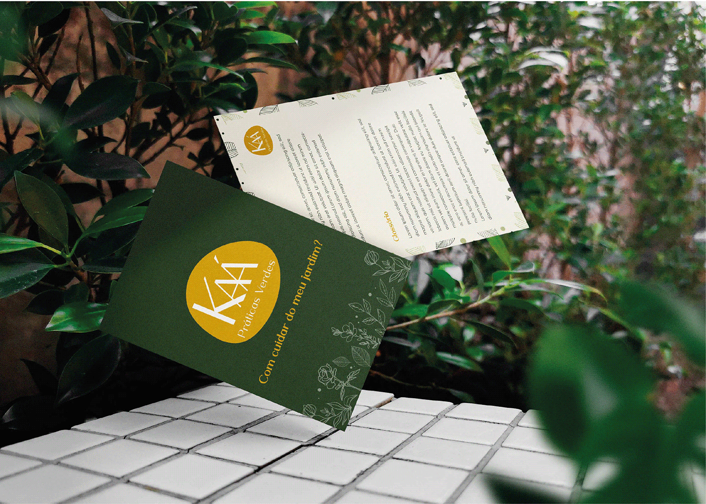 brand identity design identidadevisual jardim jardinagem logo Logo Design marca sustentabilidade Verde