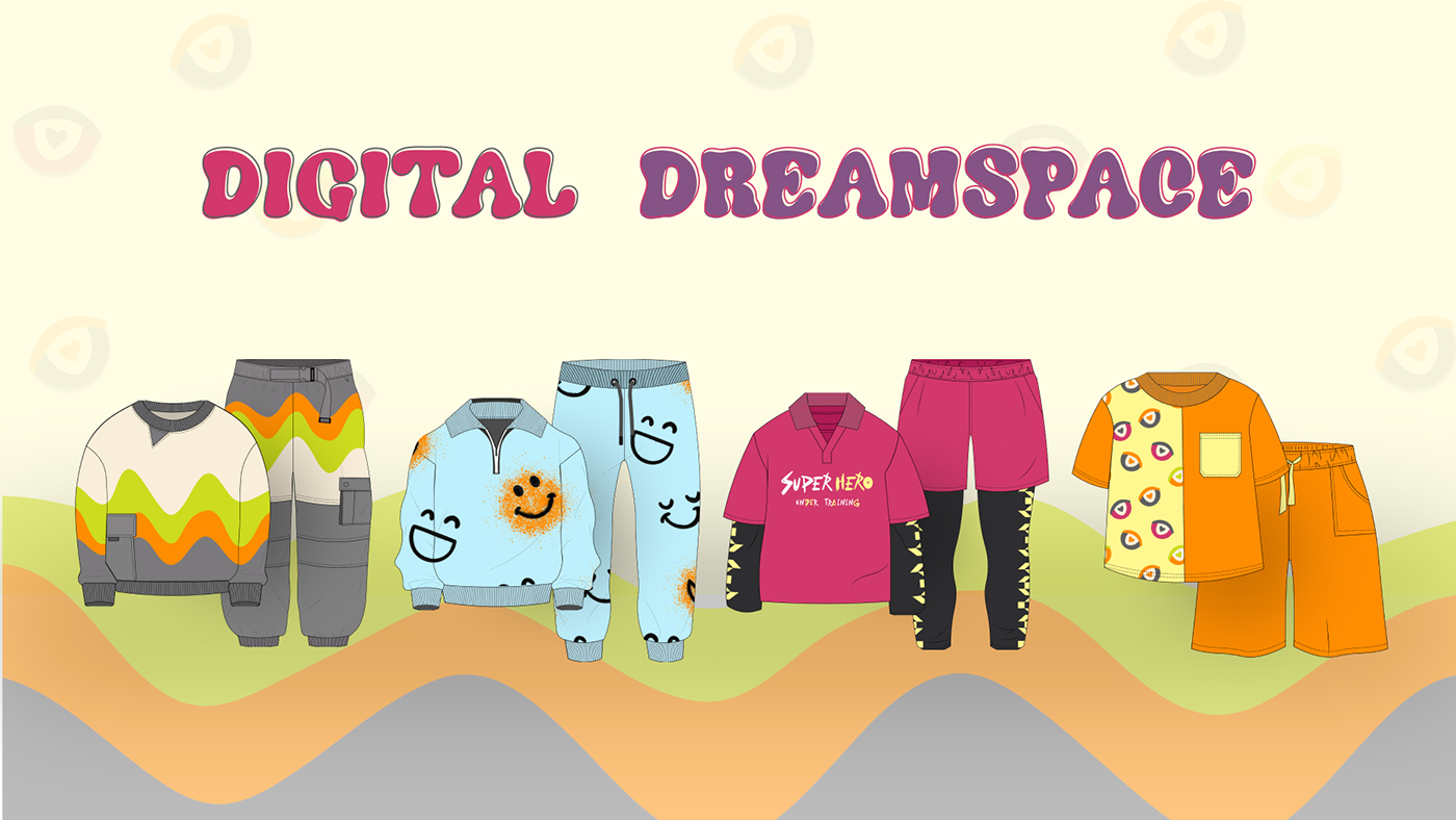 kidswear Kidsfashion fashion design boyswear digital Dreamspace designing Fashion  design furturistic