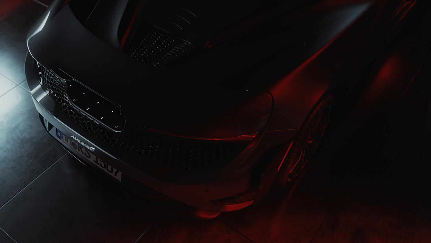 3D automobile automotive   car CGI McLaren Render Vehicle visualization vray