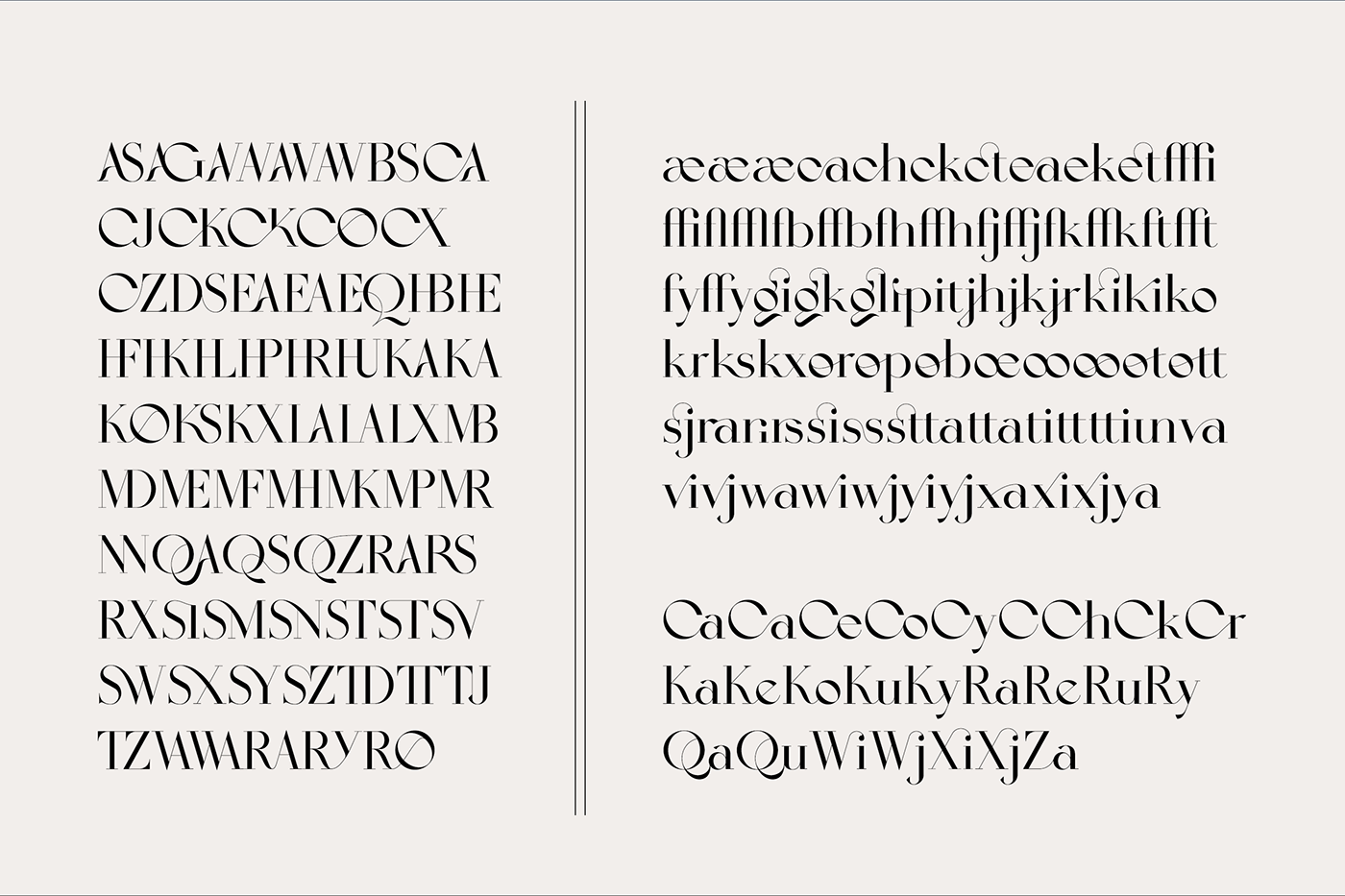 18th century display typeface font france Ligatures lyon napoleon romantic serif Typeface