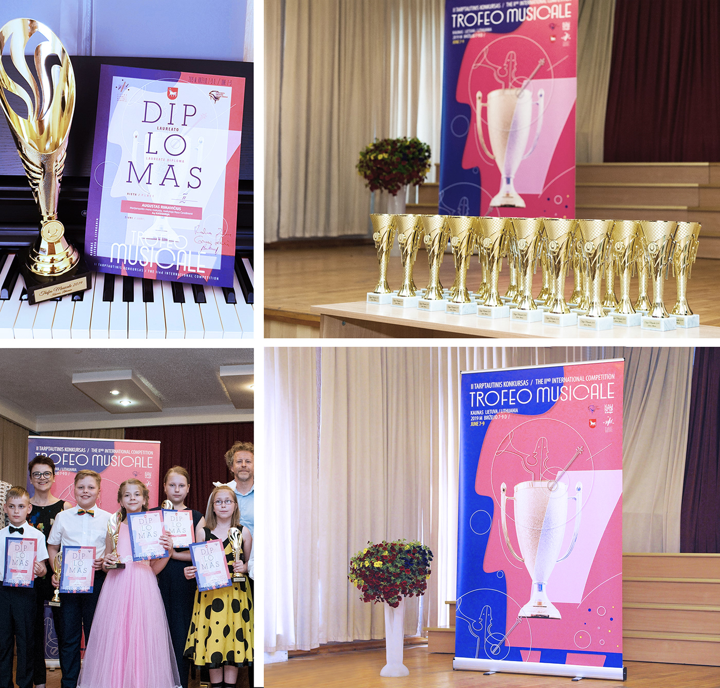 diplomadesign Event graphic illsutartion Kinetics music musicevent pink spring trofeo
