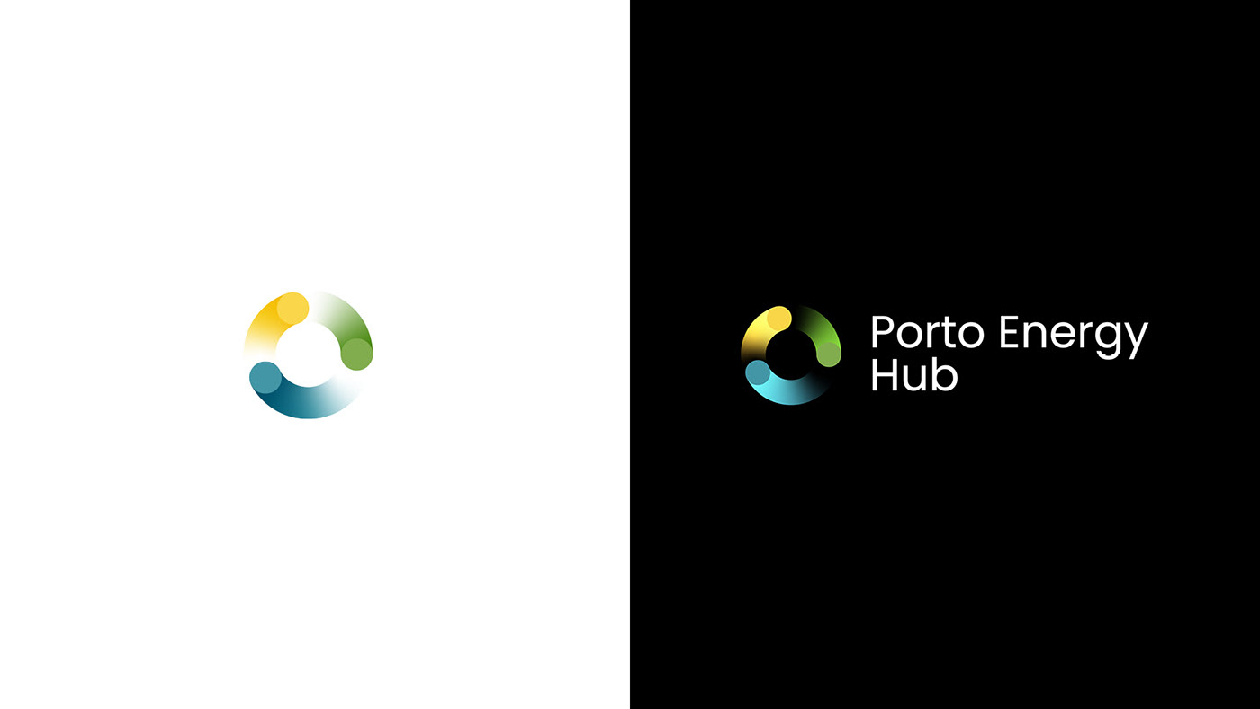 brand identity energy green Logo Design porto power UI/UX Web Design  Webflow Website