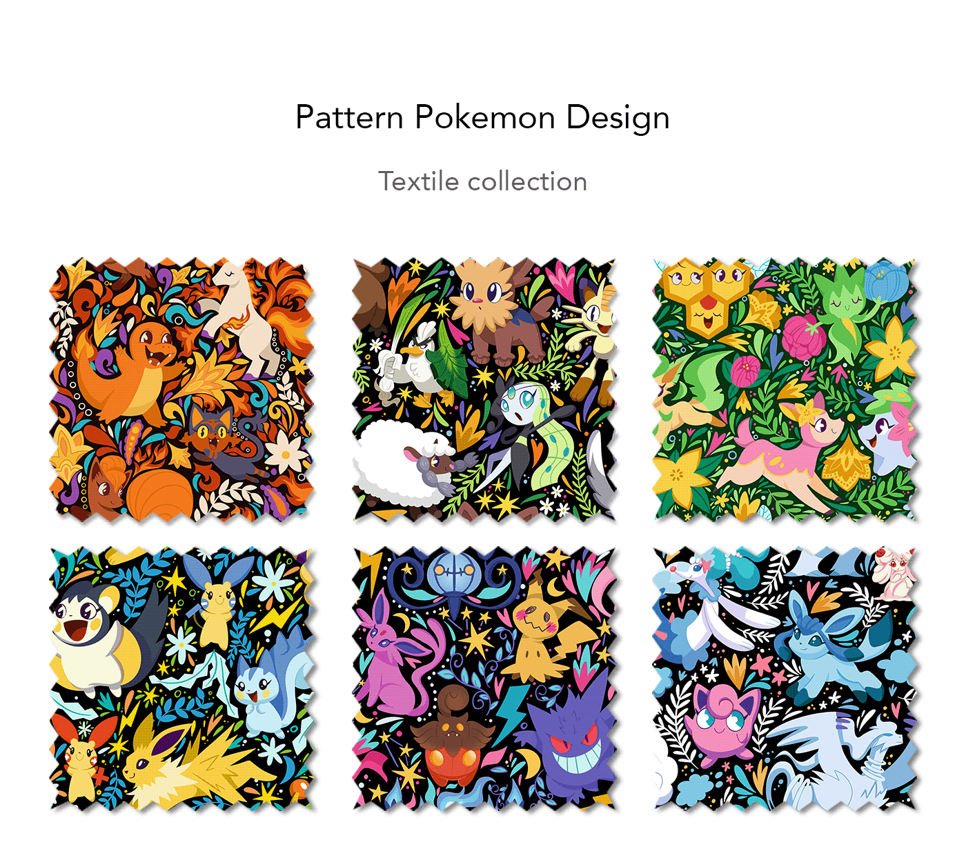 design textile print art pettern