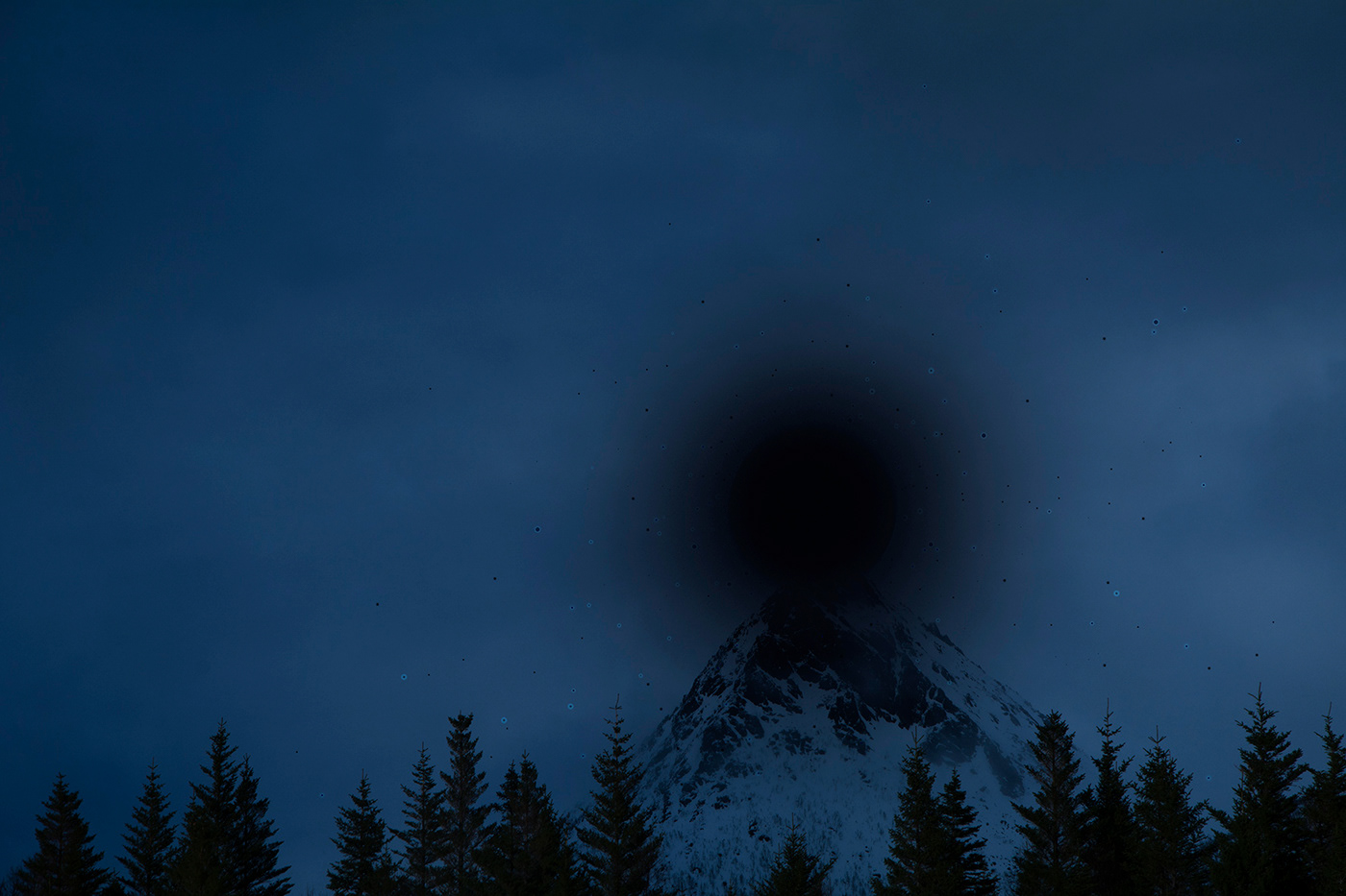 sci-fi photoshop quantum edit contemporary dark winter luminous
