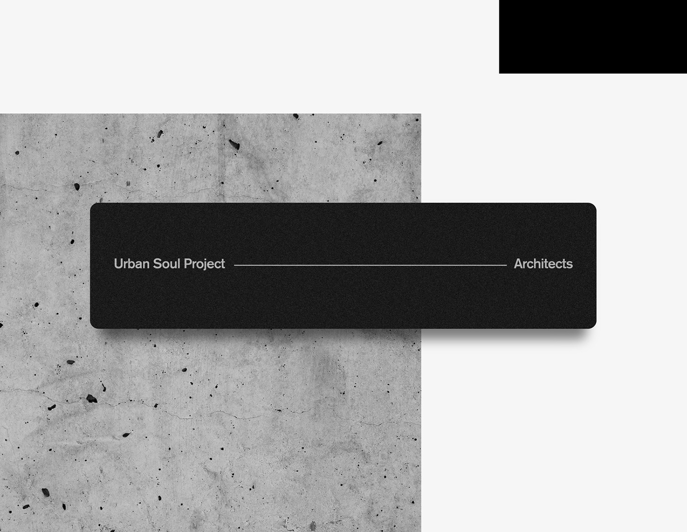 Form avantgarde black and white Corporate Identity visual system
