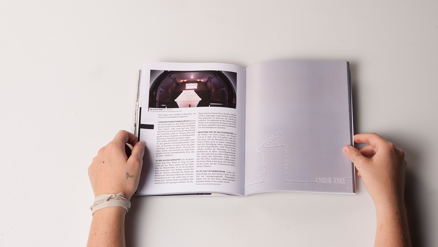 reportage fotografie typografie magazin print fremde welt fremd Welt htwg konstanz design