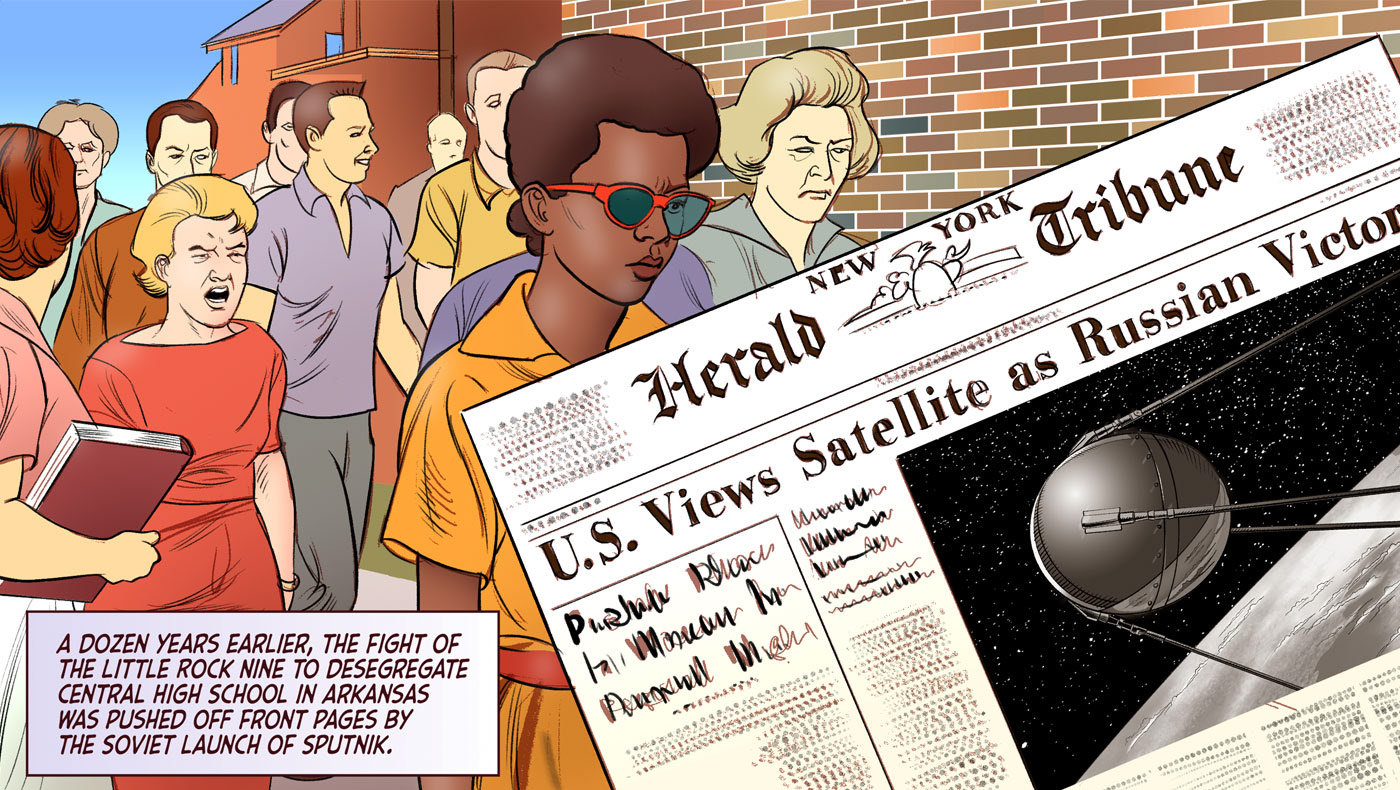 comic comics ILLUSTRATION  golden age retro illustration line art apollo 11 Moon landing astronaut moon landings