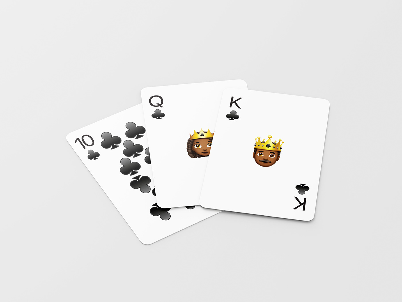 apple Emoji playing card board game free minimal Playing Cards Poker minimalist simple