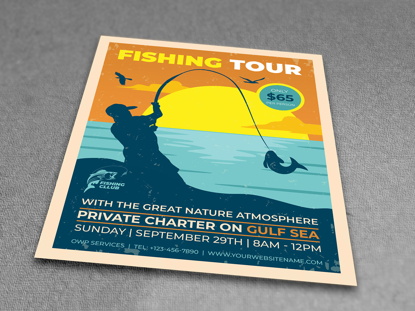 fishing fishing net flyer lake poster psd river fishing nets sea Sea Sports