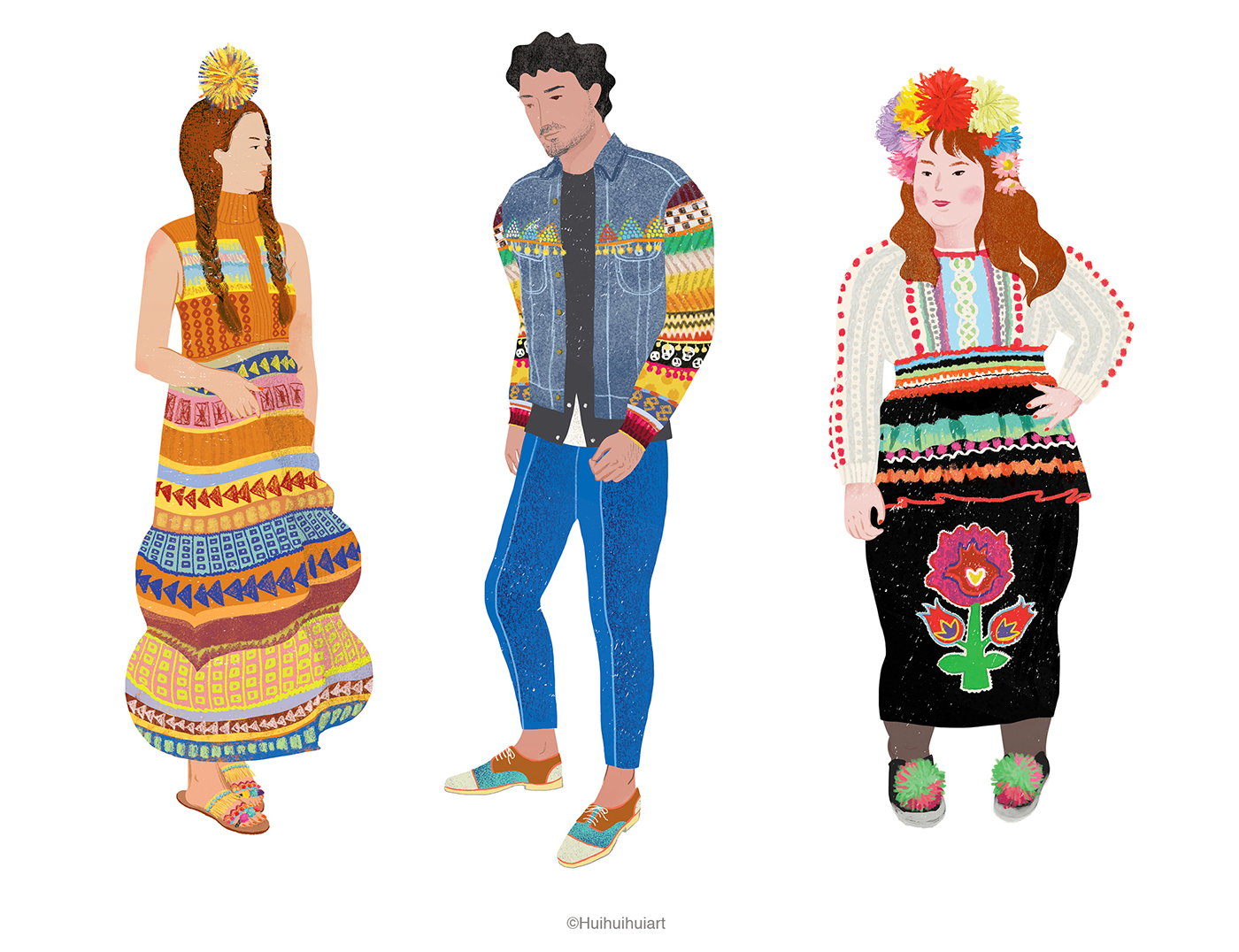 Fashion  outfit people digital illustration paper doll photoshop lifestyle