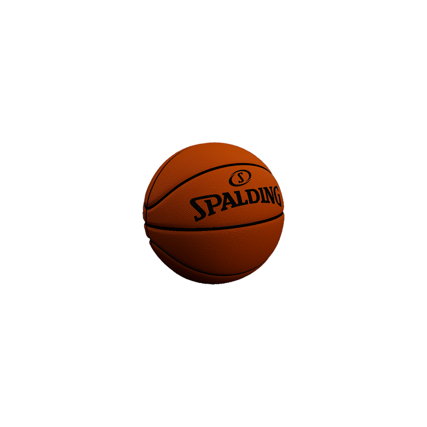 a basketball ball of Spalding