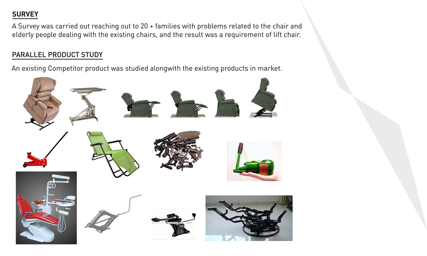 chair Load product Elderly lift easy mechanism