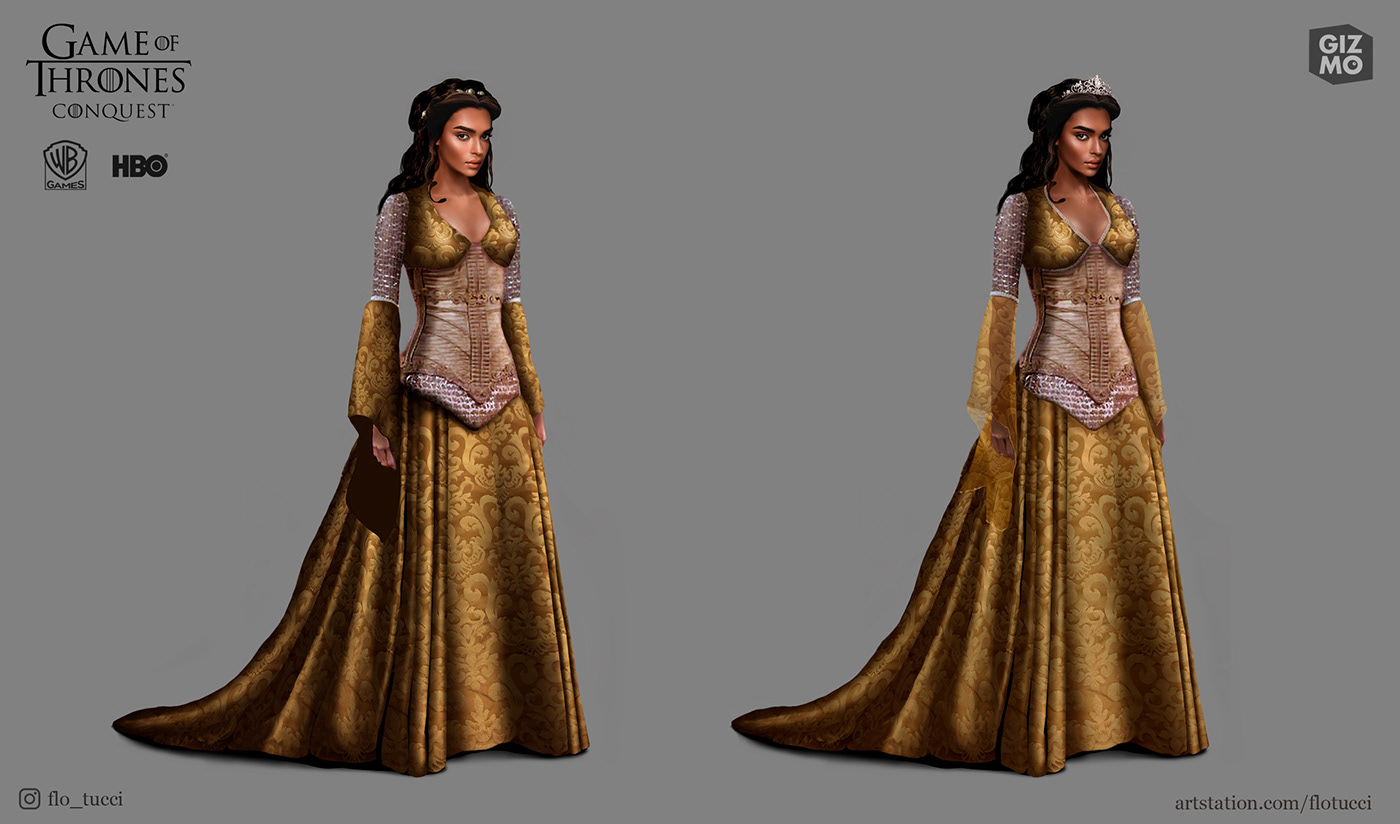 Character design  Clothing concept concept art digital painting dress gameart gameofthrones got videogame