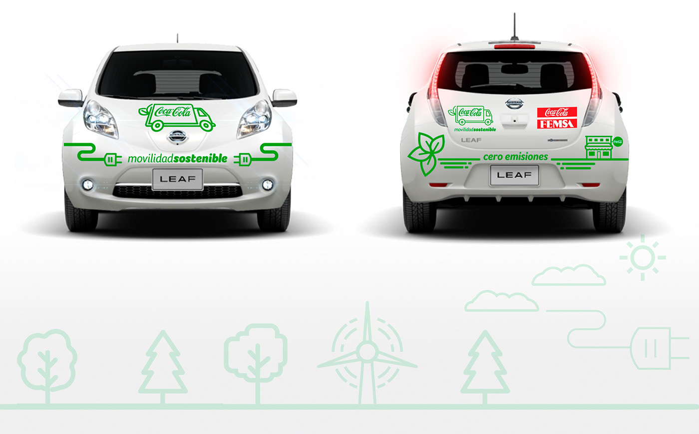Coca-Cola branding  Sustainability zero emissions sustainable mobility mexico generador estudio
