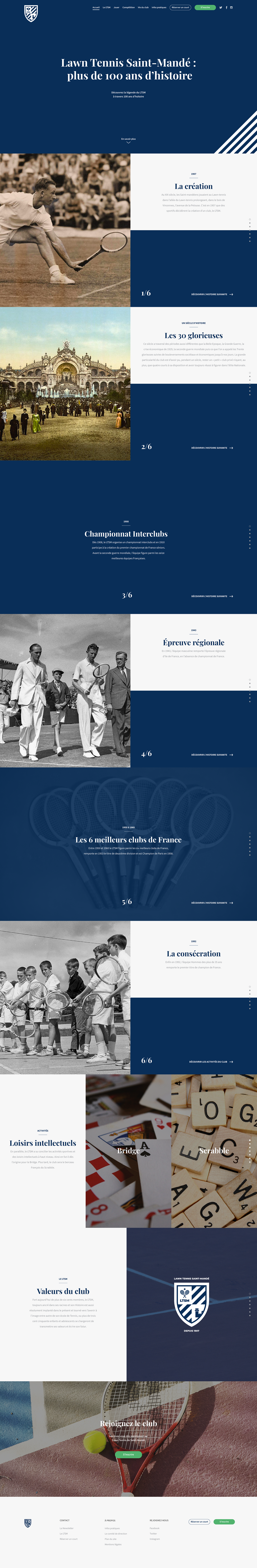 branding  indentity Web site web Interface wordpress charte graphique logo direction artistique tennis
