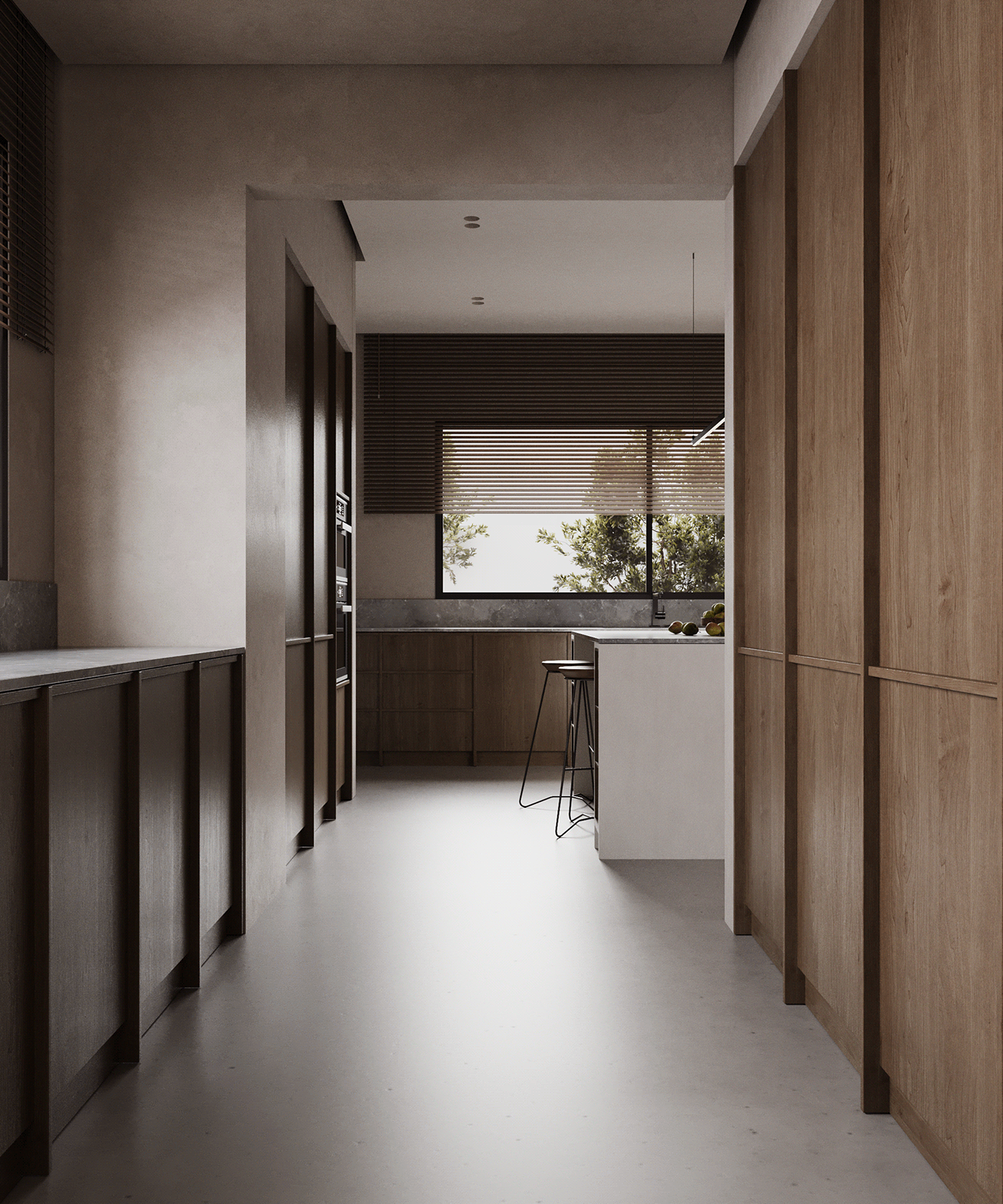3ds max corona render  design Interior interior design  kitchen kitchen design Pantry Render rendering