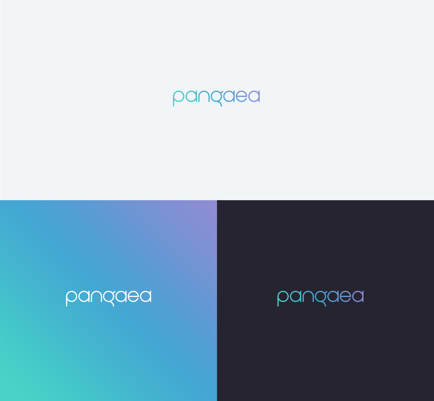 Pangaea logo brand Web app digital colors user connection Global software Brazil mobile ios UI