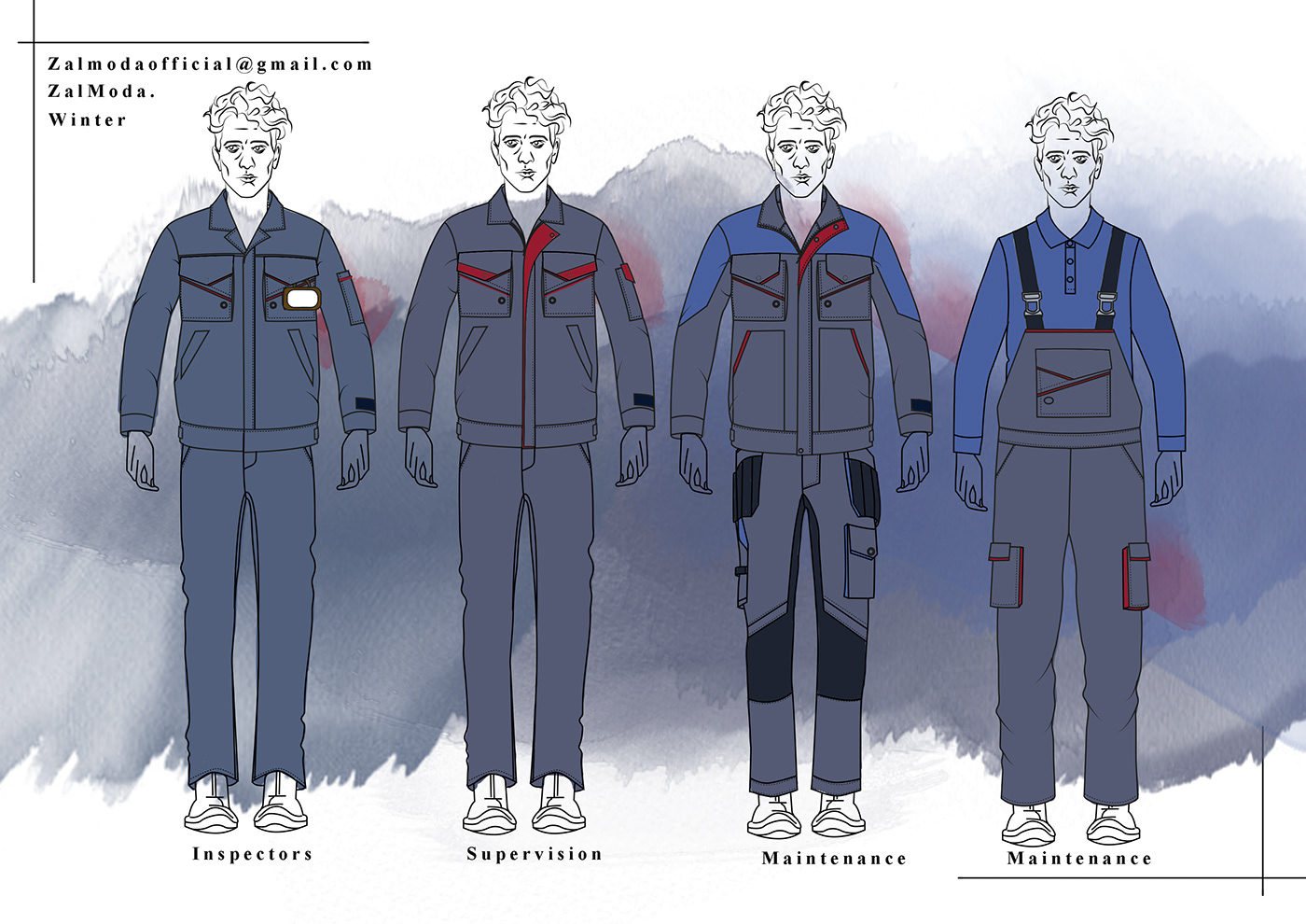 uniform ILLUSTRATION  sketch italia moodboard fashionproject uniform design technical drawing uniformdesigner uniformdesignproject