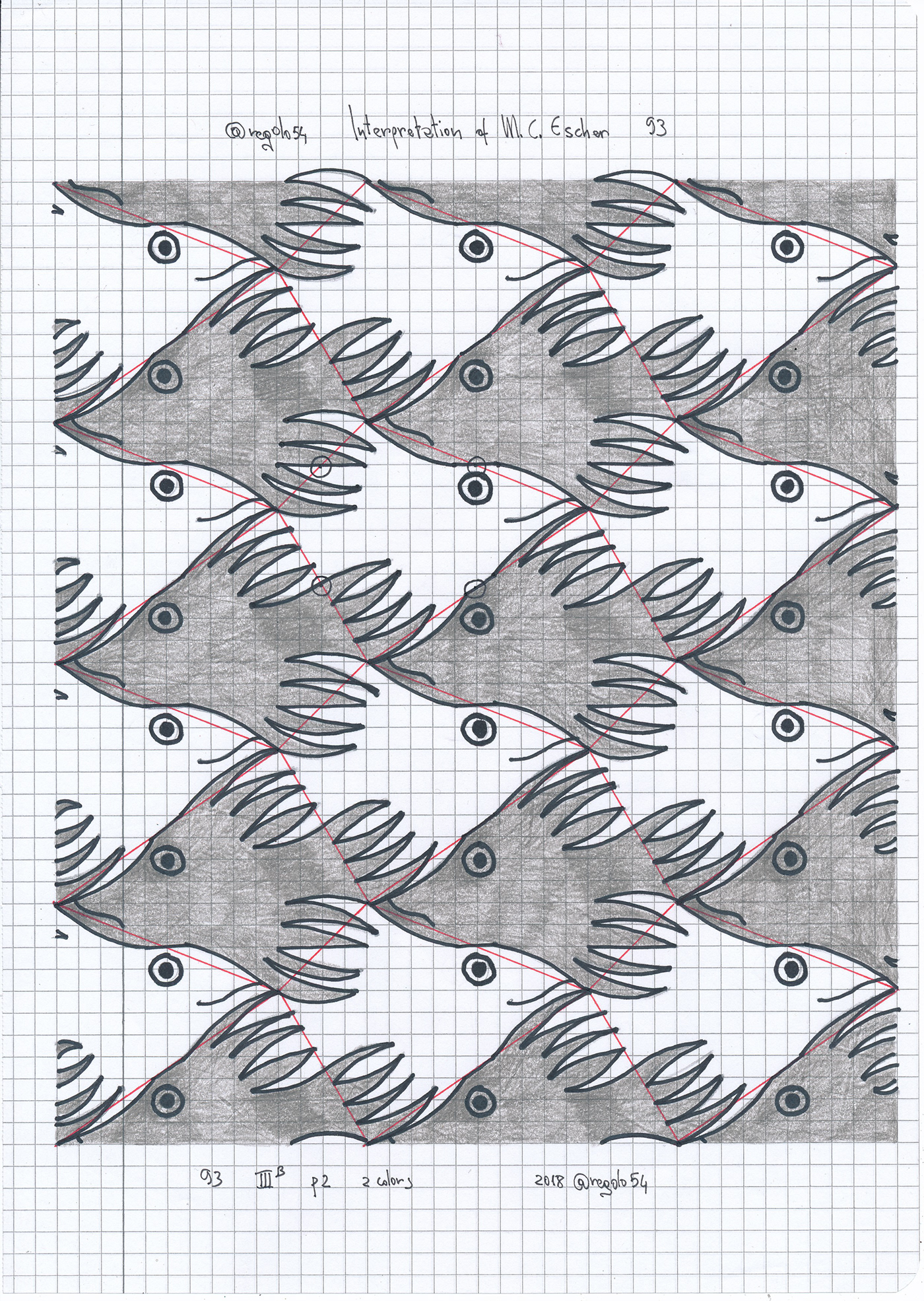 Tessellation Tiling geometry symmetry pattern mc escher